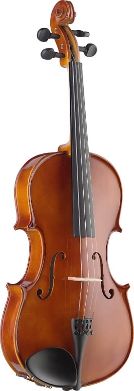 Stagg 16" solid maple viola w/ standard-shaped soft case image 1