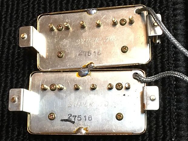 Ibanez Super 70 Pickups 1977 Gold Covers and Screws