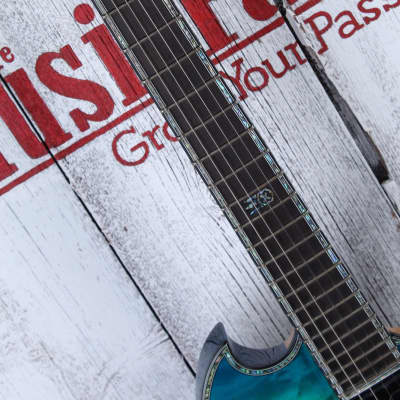 BC Rich Mockingbird Extreme Series Electric Guitar with Floyd Cyan Blue Finish image 9