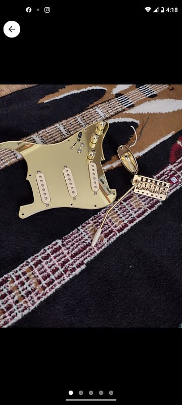 Fender Stratocaster Parts Gold | Reverb