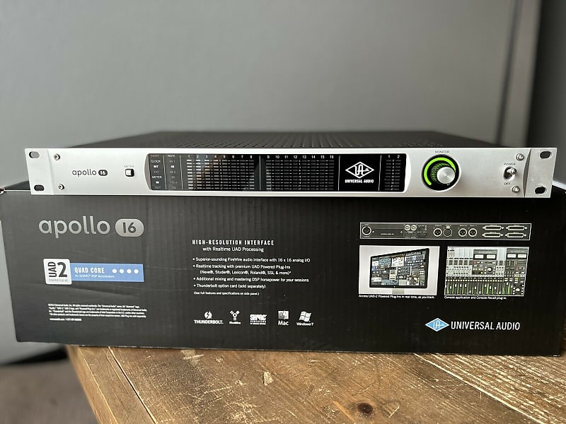 【完動美品】Universal Audio APOLLO 16 QUAD コア Universal Audio Apollo 16 MKII QUAD #16311211002593 (Used