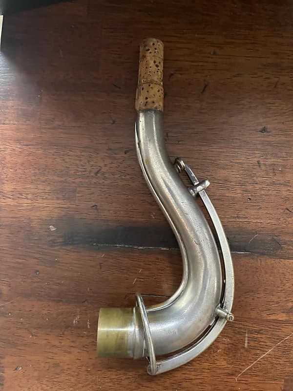 Vintage Silver Pan American Tenor Saxophone Neck | Reverb Vintage Silver Pan American Tenor Saxophone Neck | Reverb