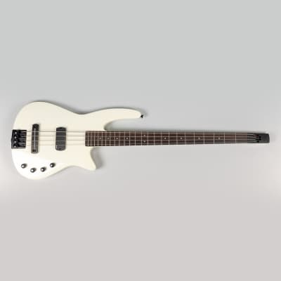 NS Design WAV Radius 4-String Bass in Metallic White (W160344) image 5