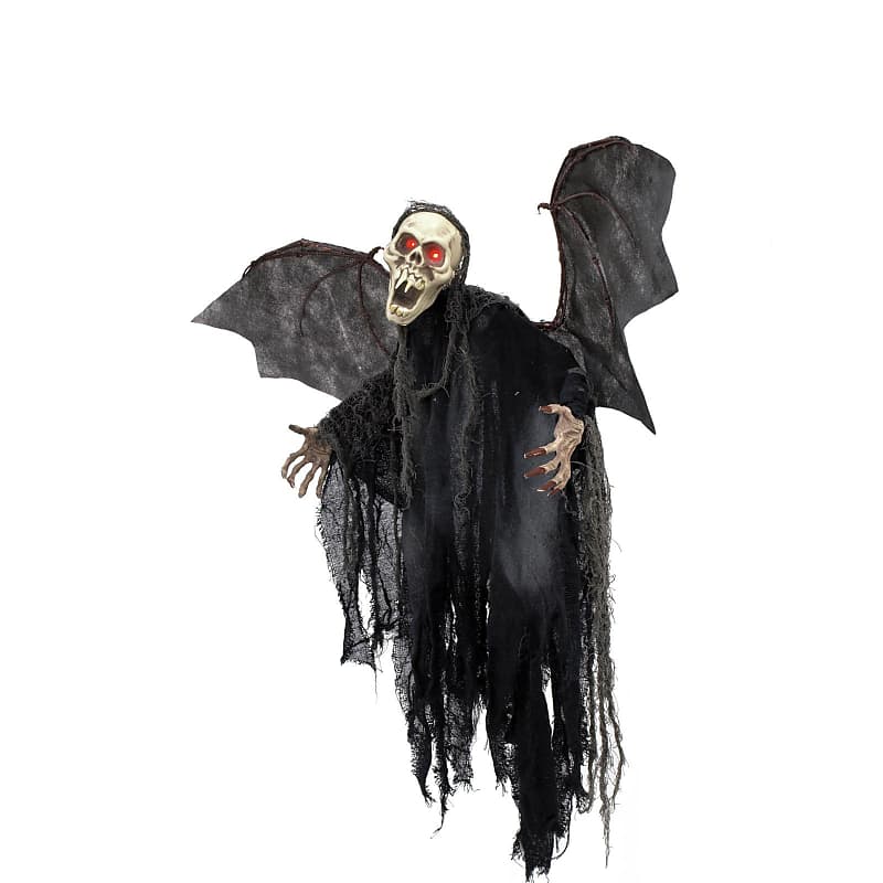 Europalms Halloween Figur Bat Ghost Skelett Fledermaus - Halloween  Decoration
