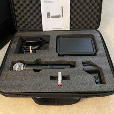 Shure PGXD24/SM58 Wireless Microphone System with SM58 (Band X8: 902 - 928 MHz) 2022 - Present - Black