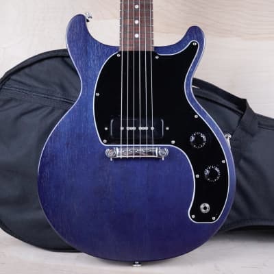 Gibson Les Paul Junior Tribute DC 2019 Blue Stain Double Cutaway Jr w/ Case image 1
