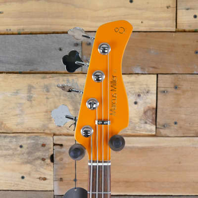 Sire Marcus Miller V3 4-string Jazz Bass Guitar 2022  - Orange - With Matching Headstock - Weight: 9lbs 12oz image 6
