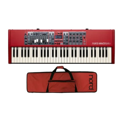 Nord Electro 6D 61-Key Semi-Weighted Keyboard Bundle with Nord Soft Case and Knox Gear Dust Cover for Electro 61