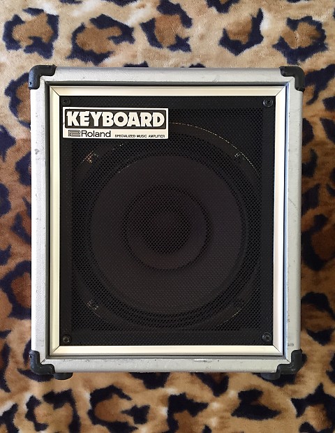 Roland CUBE-40 keyboard アンプ ROLAND CUBE-40 KEYBOARD AMPLIFIER AMP CK-40 SILVER MIJ made