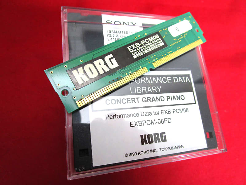 鍵盤楽器 maxxx EXB-PCM 08 ConcertGrandPiano KORG EXB-PCM08 Concert Grand Piano Expansion Board w/FD