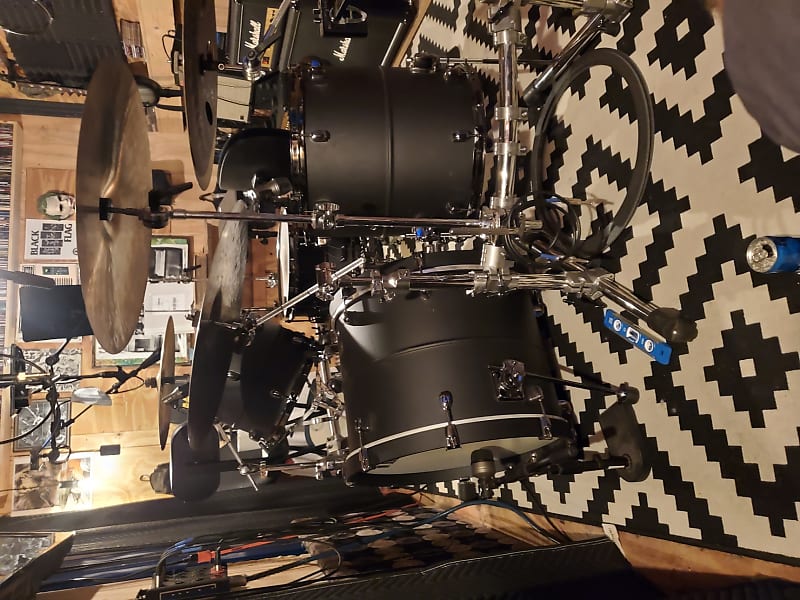 Tama Big Black Steel Drum Kit Reverb
