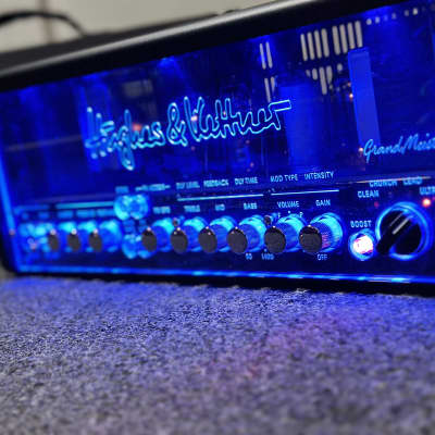 Hughes & Kettner Warp X Head & matching cab 2006 Black / Red | Reverb