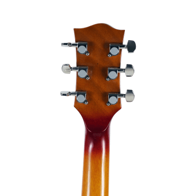 10S GF Aged Electric Guitar Goldtop Cover Cherry Sunburst Relic image 7