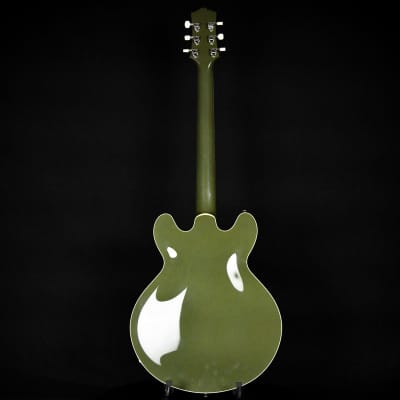 Collings I-35 LC Semi-Hollowbody Olive Drab Green Rosewood Fingerboard  (221956) image 4