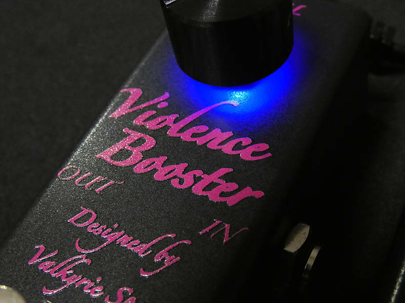 Valkyrie Spear - Violence Booster MK II / Boost Pedal with vintage parts /  More powerful and glossy sound / Effects Pedals