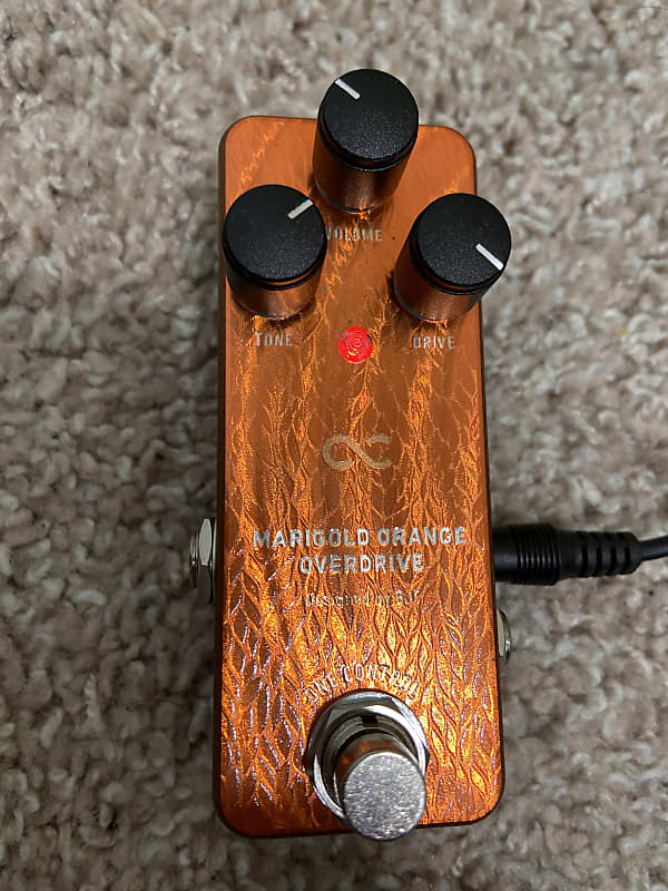 One Control Marigold Orange Overdrive | Reverb