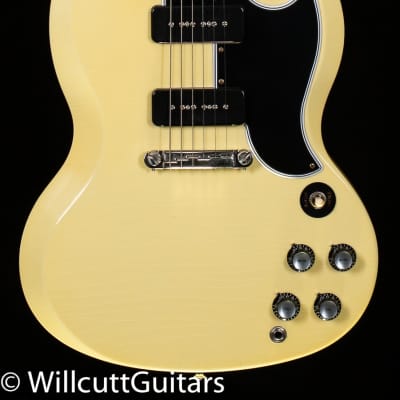 Gibson Custom Shop 1963 SG Special Murphy Lab Ultra Light Aged Classic White w/ Lightning Bar(373) image 3