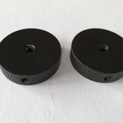 Set of 2 Jaguar and Jazzmaster Roller Rotary Knobs fits USA Fender new image 1