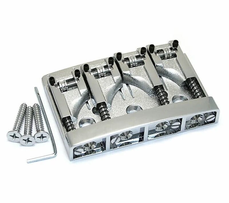 NEW Schaller High Mass 4 String Bass BRIDGE + Rollers Saddles Reverb