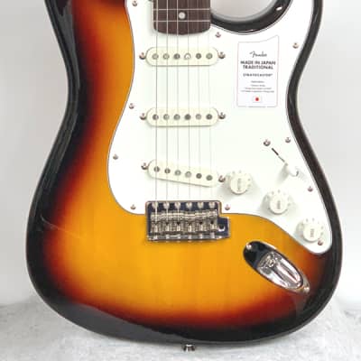Fender Made in Japan Traditional Late 60s Stratocaster SN:9746 ≒3.30kg 2020 3-Color Sunburst image 2