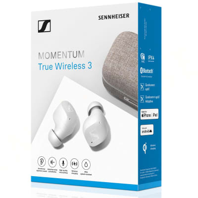 Sennheiser Momentum True Wireless 3 In-Ear Earbuds, White | Reverb