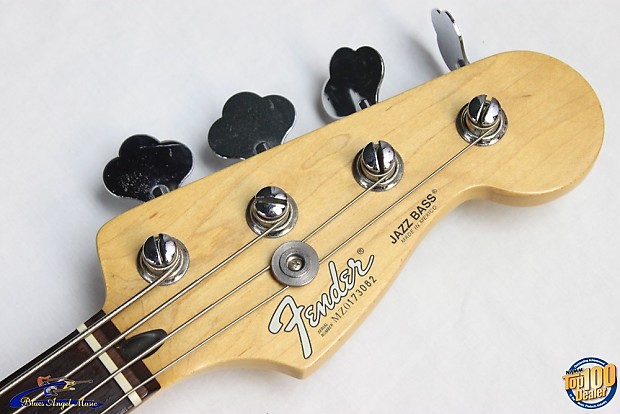 2000-2001 Fender Standard Jazz Bass MZ0173082 MIM Burgundy 