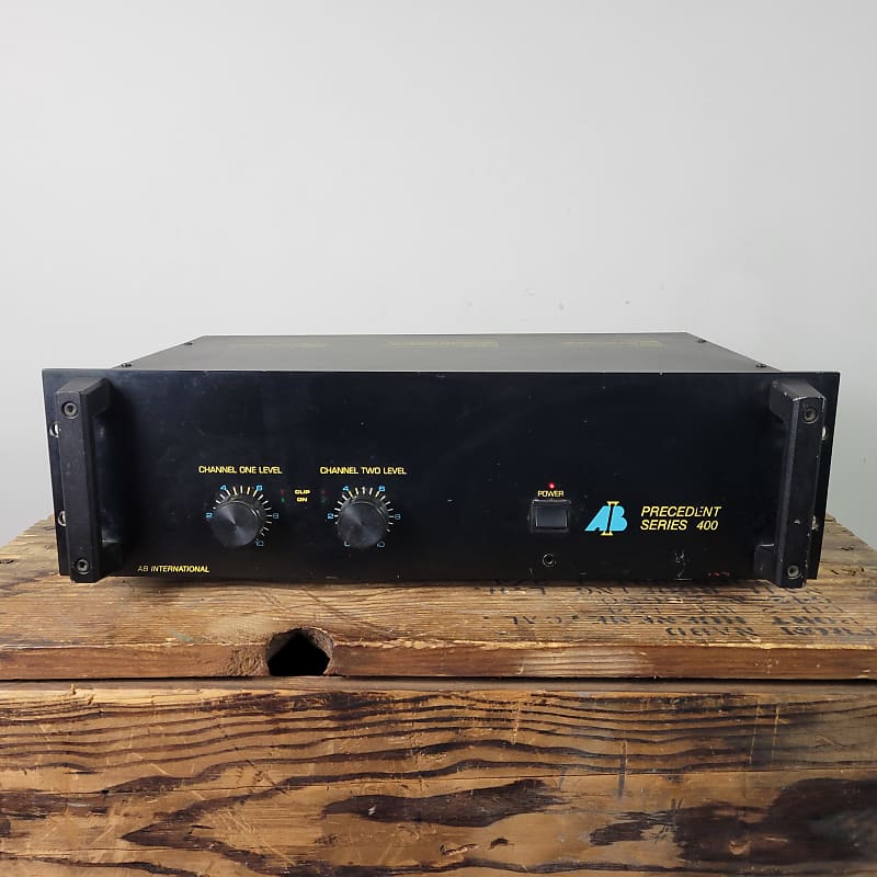 AB International Precedent Series 400 Stereo Power Amplifier | Reverb