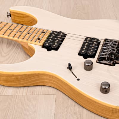 2017 Ibanez Prestige RG652AHML Left-Handed Antique White Blonde, Near-Mint w/ Case image 6