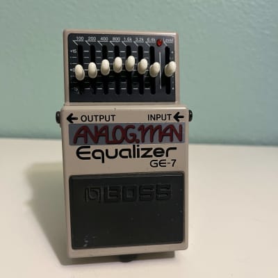 Analogman Boss GE-7 Equalizer with Mod | Reverb
