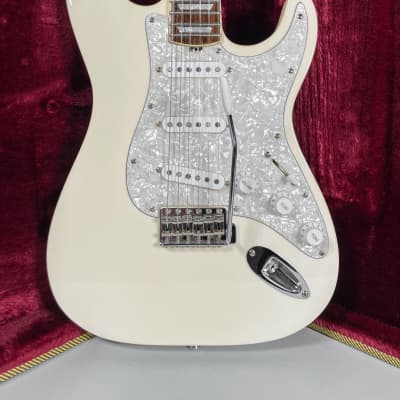 Hamiltone NT/ST Strat Style Arctic White Finish Electric Guitar w/HSC image 2