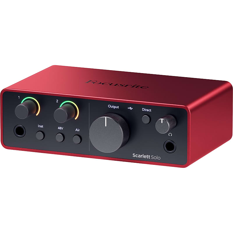 Focusrite Scarlett Solo 3rd Gen USB Audio Interface 2-in 2-out