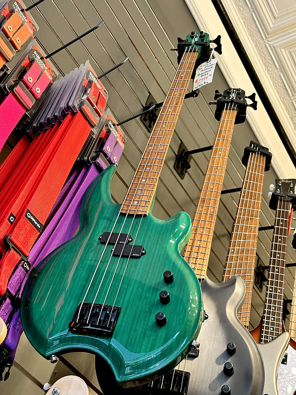 Licea Guitars Mr. Green Machine Bamboo Bass Guitar w/ Gig Bag image 1