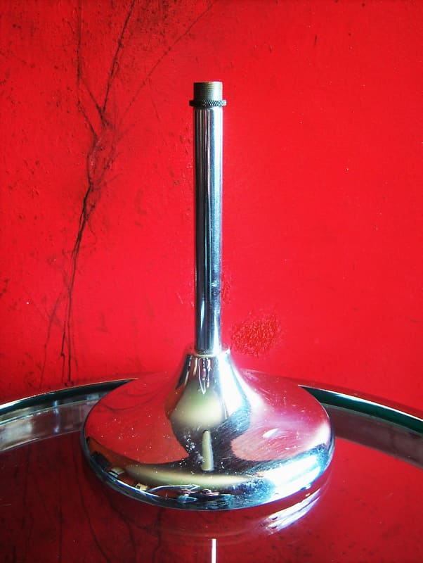 Vintage 1940 S Atlas Sound DS6 Chrome Microphone Desk Stand Reverb   W1w4tvaghjc5pni5kfso 