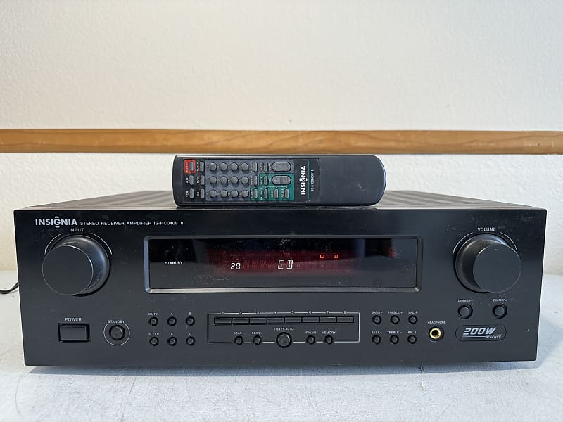 Insignia IS-HC040918 Receiver HiFi Stereo Vintage 2 Channel | Reverb