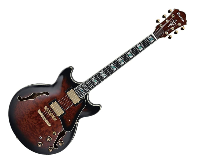 Ibanez AM153QADBS AM Artstar Electric Guitar - Dark Brown Sunburst image 1