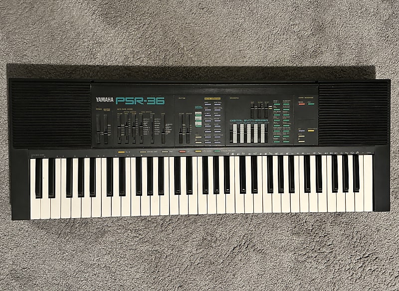 Yamaha PSR36 80s Black Reverb
