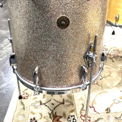 Gretsch BroadKaster Name Band 50’s - Peacock Sparkle 3 PC Set image 7