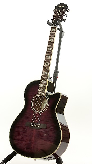 Ibanez AEF30E TVS Trans Violet Sunburst Acoustic Electric