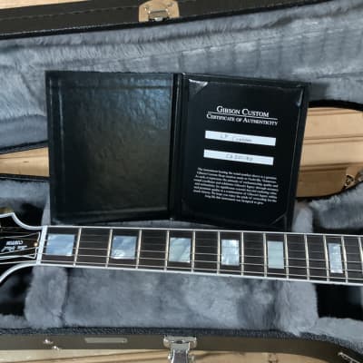 Gibson Custom M2M Les Paul Custom Figured Top Gloss Electric Guitar - Dark Cherry Burst image 8