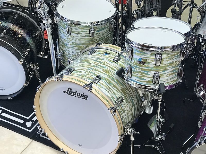 新しいブランド ludwig classic ブルーオイスター LS401XX2Q maple