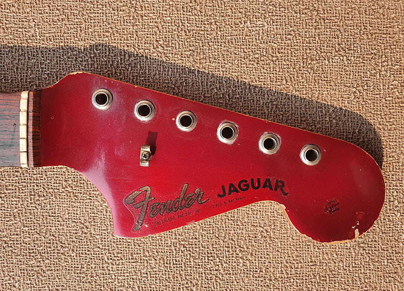 1964 Fender Jaguar Candy Apple Red Custom Color preCBS Neck Reverb