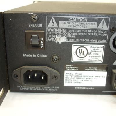 Peavey PV-900 PV Series Power Amplifier image 8