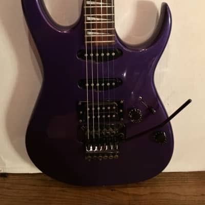 Ibanez EX series electric Guitar 1990 Purple image 3