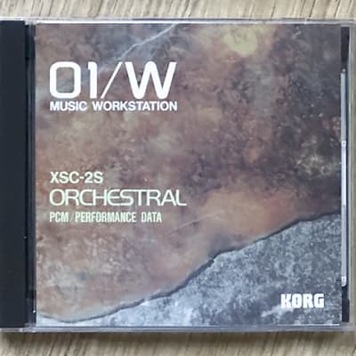 Korg 01/w / 01r/W | XSC-2S Orchestral | PCM Wavefrom + Data Card set BOXED