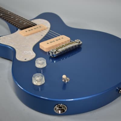 Koll Junior Glide Special Lake Placid Blue Left-Handed Electric Guitar w/OHSC image 9