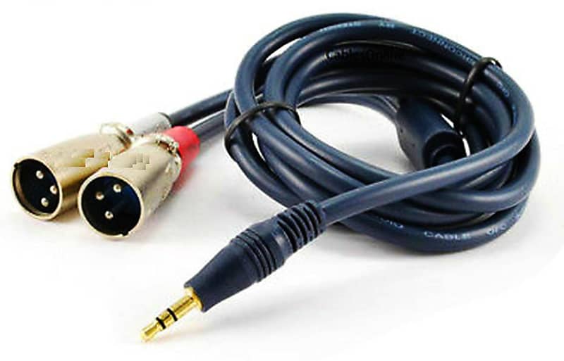 TNP Premium 1/4 Inch TRS to Dual RCA Audio Cable (10FT) - Male 6.35mm 1/4  TRS to 2RCA Connector Wire Cord Plug Jack
