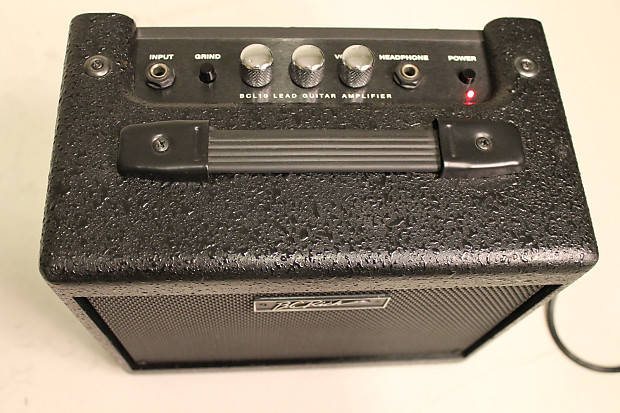 B.C. Rich BCL10 Black 10W Amplifier with Grind Switch Gain Edge Headphone Jacks