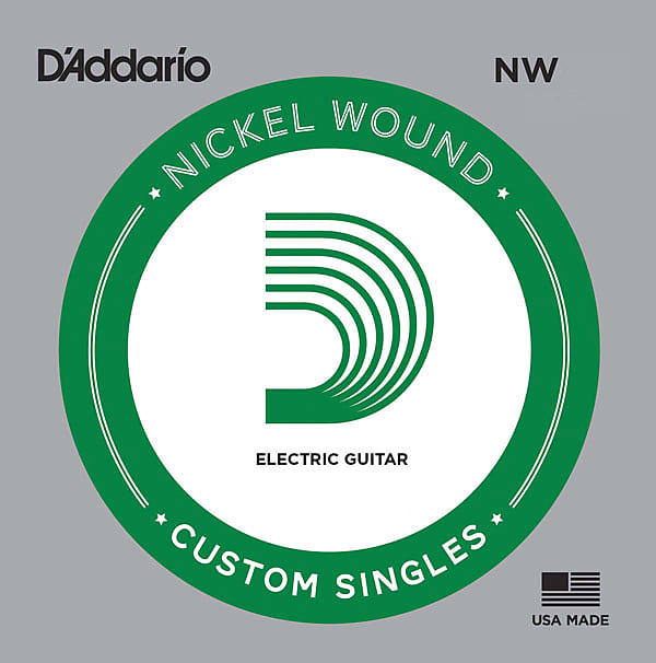 D'Addario Single XL Nickel Wound 080 Guitar String image 1