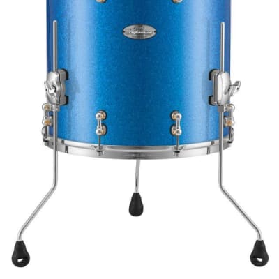 Pearl Music City Custom Reference Pure 18"x16" Floor Tom BLUE SATIN MOIRE RFP1816F/C721 image 25