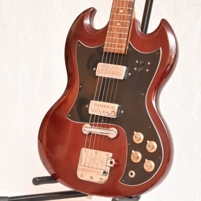 Mars Hertiecaster – 1970s Vintage Teisco Style Solidbody SG Guitar image 1